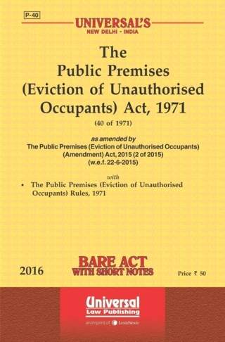 �Public-Premises-(Eviction-of-Unauthorised-Occupants)-Act,-1971-along-with-Rules,-1971